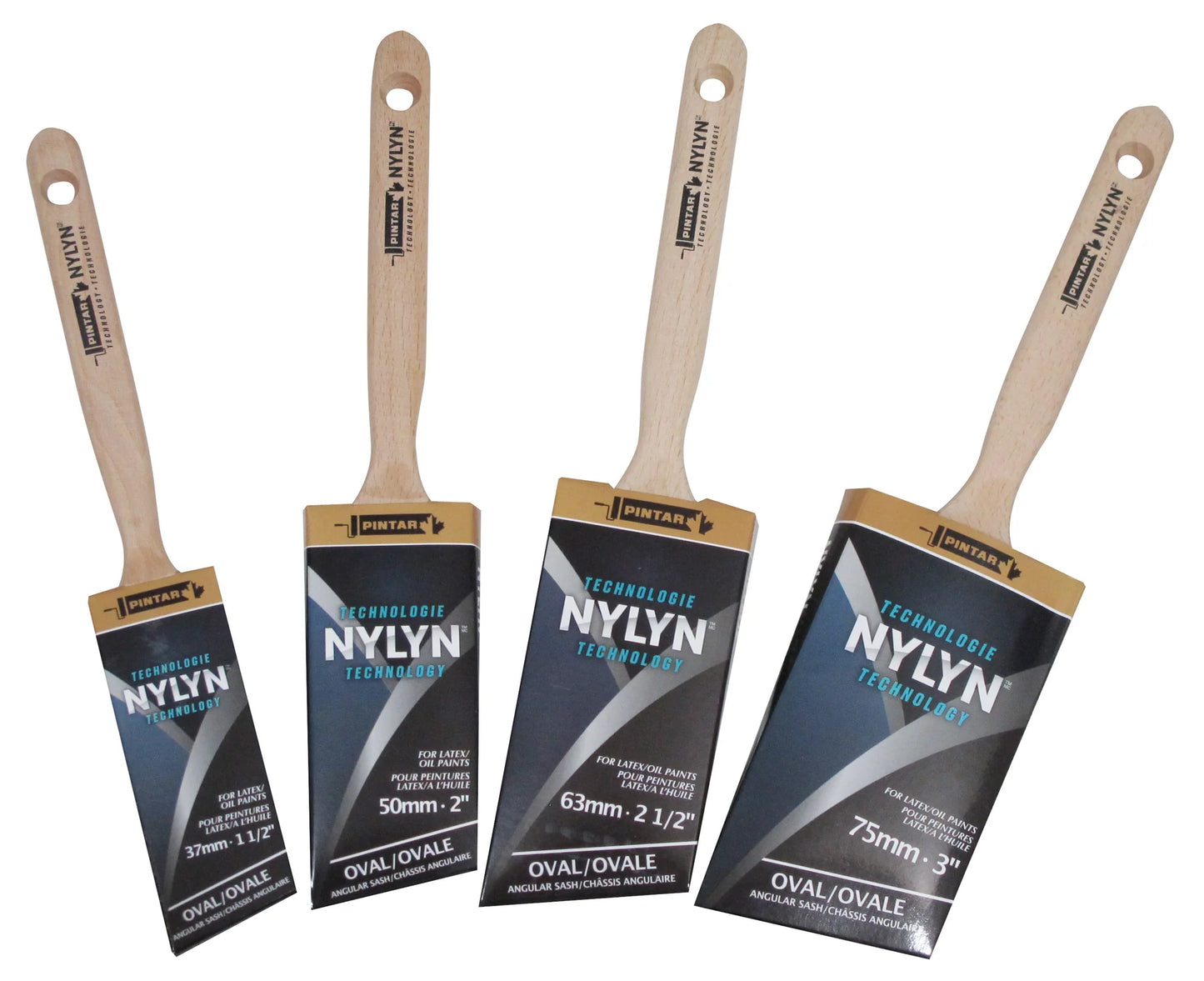 Pintar Nylyn Oval Ang. Sash 75mm Brush