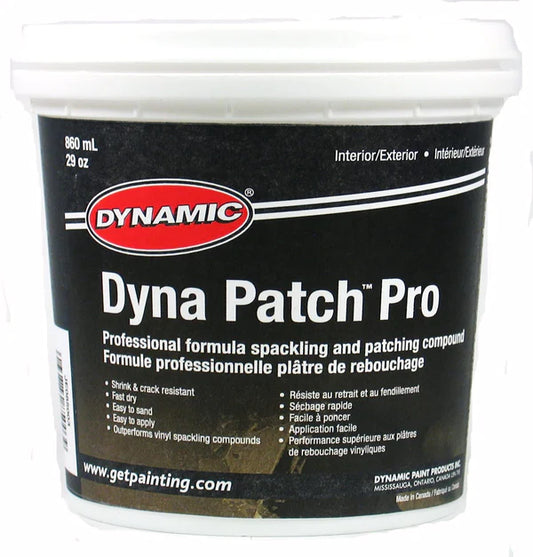 Dynamic Int/Ext. Dyna Patch Professional Formula Spackle Compound