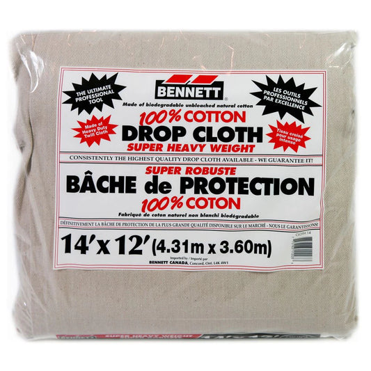 Super Heavy Weight Cotton Drop Sheets 14x12